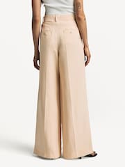 Weekend MaxMara Ivory Veliero Trousers - Image 3 of 11