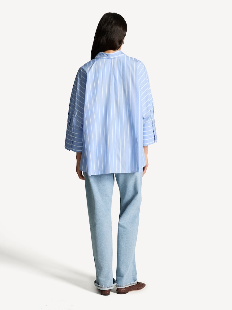 Weekend MaxMara Blue Hudsonlight Shirt - Image 2 of 11