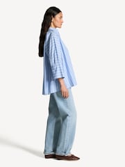 Weekend MaxMara Blue Hudsonlight Shirt - Image 4 of 11