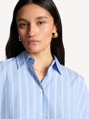 Weekend MaxMara Blue Hudsonlight Shirt - Image 5 of 11