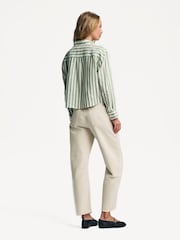 Weekend MaxMara Green Nolana Shirt - Image 3 of 11