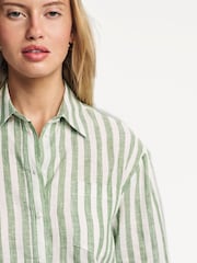 Weekend MaxMara Green Nolana Shirt - Image 4 of 11
