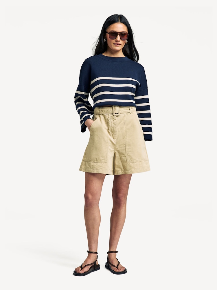 Weekend MaxMara Beige Cirino Bermuda Shorts - Image 1 of 5
