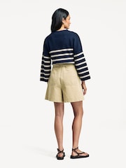 Weekend MaxMara Beige Cirino Bermuda Shorts - Image 3 of 5
