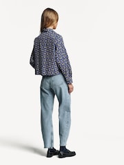 Weekend MaxMara Blue Ragtime Shirt - Image 2 of 5