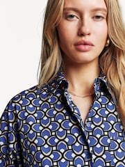 Weekend MaxMara Blue Ragtime Shirt - Image 5 of 5