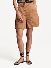 Weekend MaxMara Natural Cirino Bermuda Shorts - Image 2 of 12