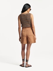 Weekend MaxMara Natural Cirino Bermuda Shorts - Image 4 of 12