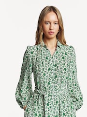 Weekend MaxMara Green Wales Dress - Image 6 of 8