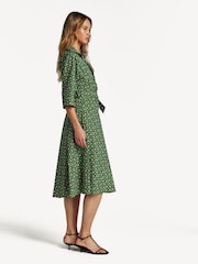 Weekend MaxMara Green Varenna Dress - Image 3 of 7