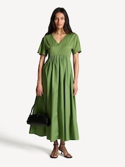 Weekend MaxMara Green Bronzo Dress - Image 3 of 11