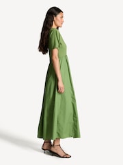 Weekend MaxMara Green Bronzo Dress - Image 4 of 11