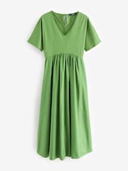 Weekend MaxMara Green Bronzo Dress - Image 7 of 11