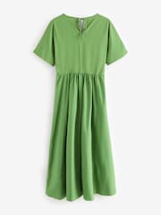 Weekend MaxMara Green Bronzo Dress - Image 8 of 11