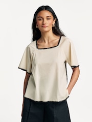 Weekend MaxMara White Denny Top - Image 1 of 9