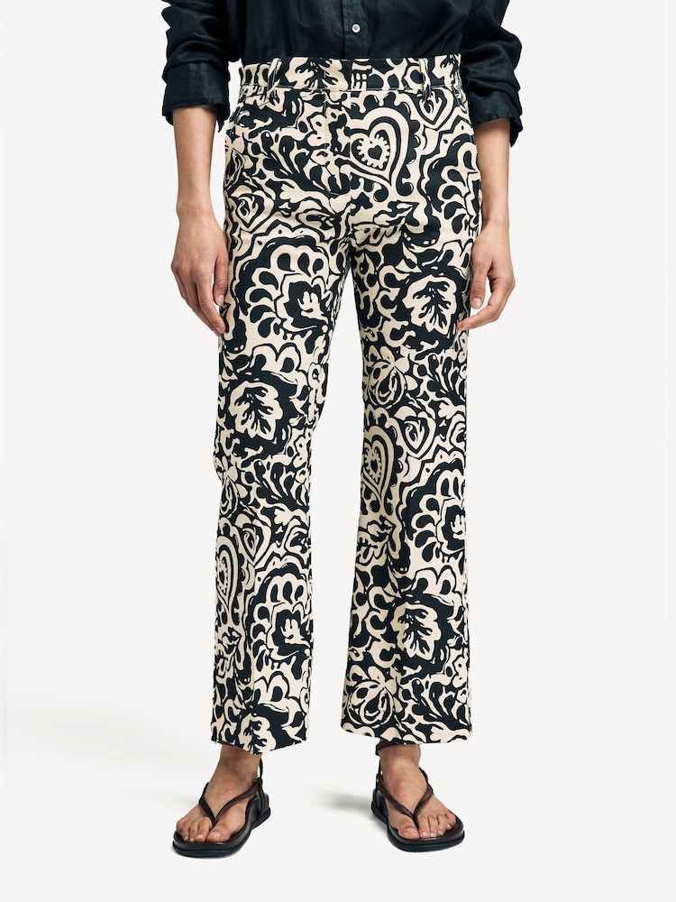 Weekend MaxMara Black Cadmio Trousers - Image 2 of 5