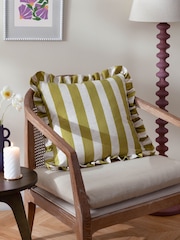 Paoletti Seventy Three Linen Stripe Cushion - Imagen 1 de 6