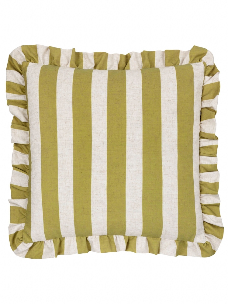 Paoletti Seventy Three Linen Stripe Cushion - Imagen 2 de 6
