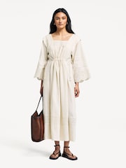 Weekend MaxMara Ecru Luglio Dress - Image 3 of 11