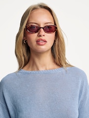 Weekend MaxMara Blue Selz Jumper - Image 4 of 9