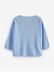 Weekend MaxMara Blue Selz Jumper - Image 6 of 9
