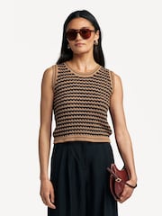 Weekend MaxMara Natural Disegno Tank Top - Image 2 of 14