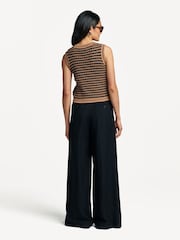Weekend MaxMara Natural Disegno Tank Top - Image 6 of 14