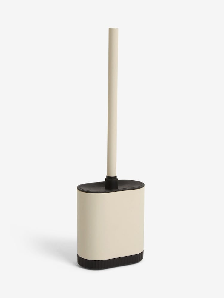 Cream Natural Slimline Silicone Toilet Brush - Image 3 of 4