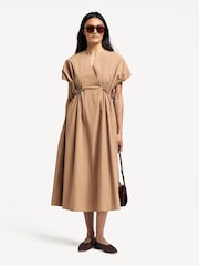 Weekend MaxMara Natural Blasone Dress - Image 1 of 10