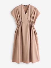 Weekend MaxMara Natural Blasone Dress - Image 5 of 10