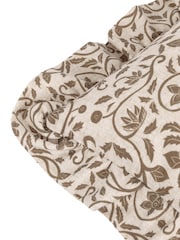 Paoletti Linen Olive Seventy Three Linen Filigree Cushion - Image 4 of 5