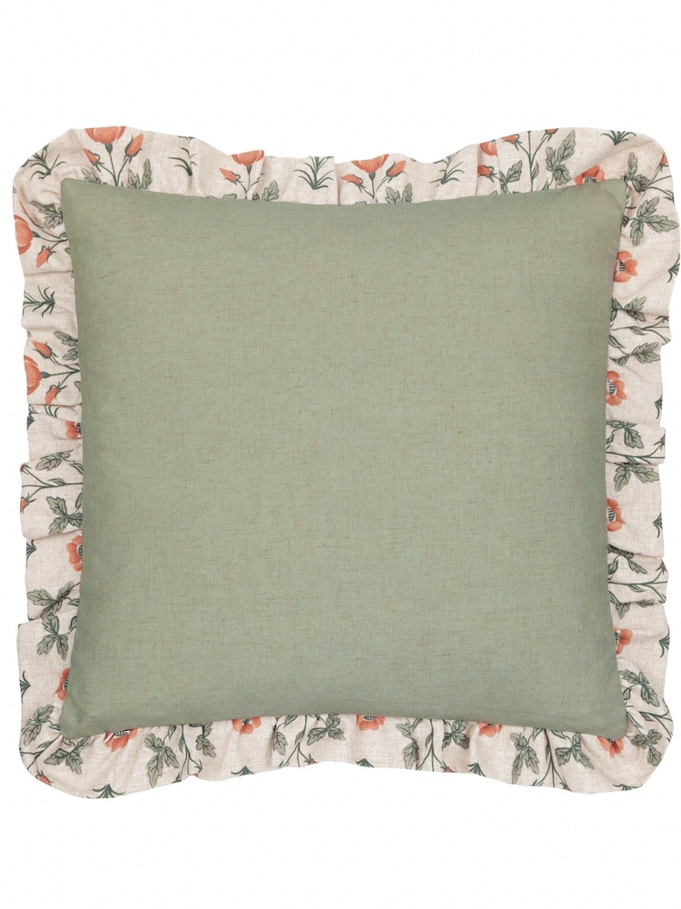 Paoletti Multi Seventy Three Linen Renee Cushion - Image 2 of 5 Paoletti Multi Seventy Three Linen Renee Cushion - Image 2 of 5