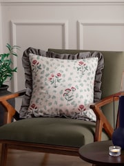 Paoletti Multi Seventy Three Linen Renata Floral Cushion - Image 1 of 6