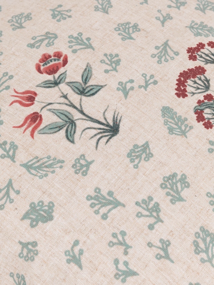 Paoletti Multi Seventy Three Linen Renata Floral Cushion - Image 6 of 6