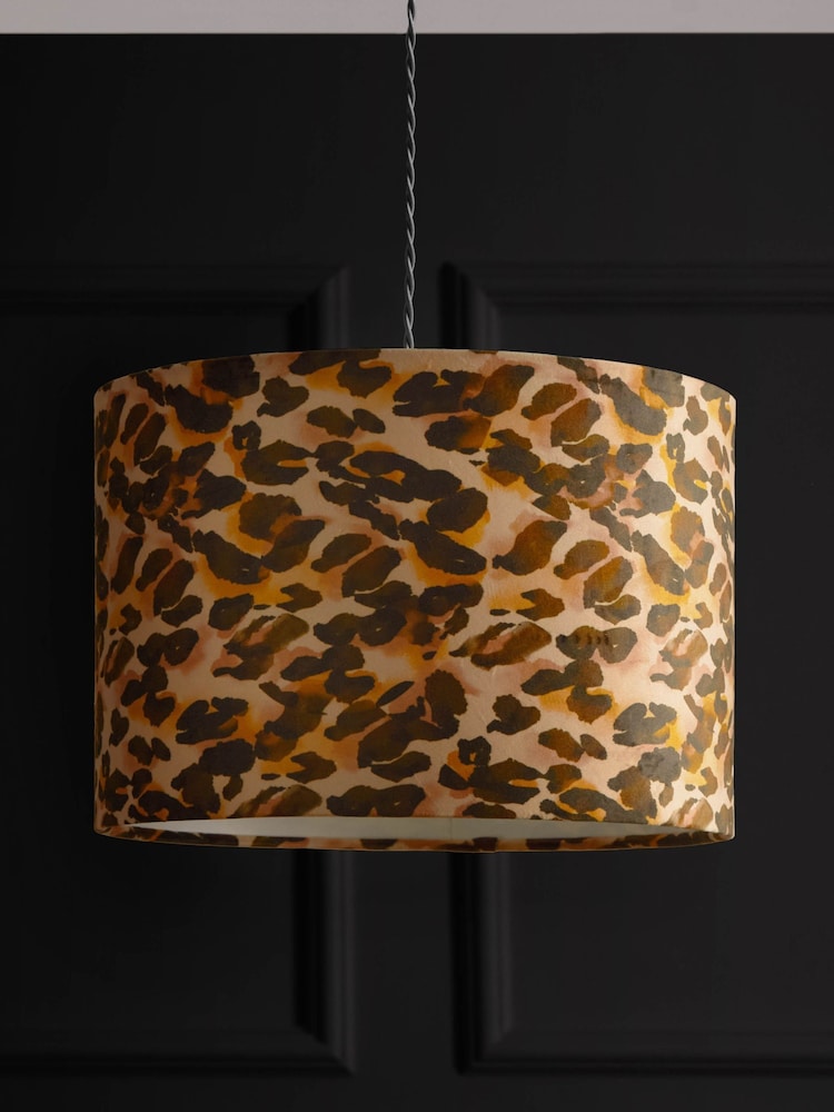 furn. Multi Leopard Lampshade - Image 2 of 5