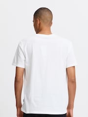 Blend White 100% Cotton Rocket Printed Short Sleeve T-Shirt - Image 2 of 5