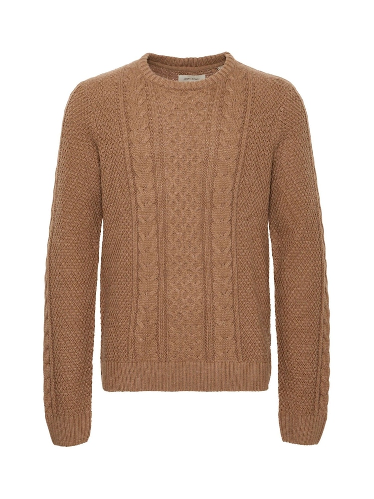 Blend Orange Crew Neck Cable Knit Jumper - Image 5 of 5 Blend Orange Crew Neck Cable Knit Jumper - Image 5 of 5