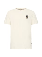Blend Big & Tall White 100% Cotton T-Shirt with Chest Embroidery - Image 5 of 5