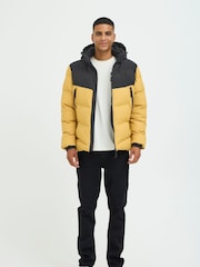 Blend Yellow Blend Puffer Coat - Image 2 of 5