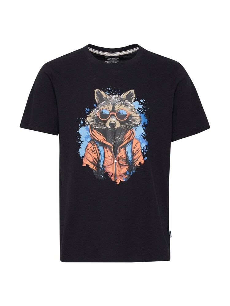 Blend Black 100% Cotton Rocket Printed Short Sleeve T-Shirt - Image 5 of 5