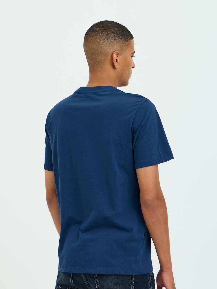 Blend Blue 100% Cotton Rocket Printed Short Sleeve T-Shirt - Image 2 of 5
