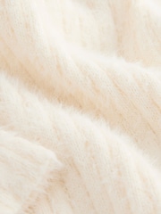 Ecru Fluffy Jumper (3-16yrs) - Image 3 of 4