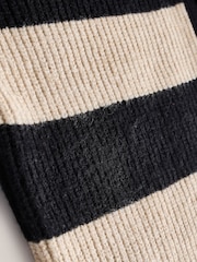 Black & White Stripe Boxy Cardigan (3-16yrs) - Image 4 of 4