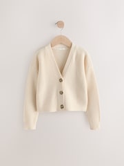 Ecru Boxy Cardigan (3-16yrs) - Image 1 of 4