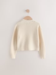 Ecru Boxy Cardigan (3-16yrs) - Image 2 of 4