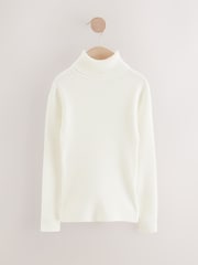 Ecru Roll Neck Knit Jumper (3-16yrs) - Image 1 of 1
