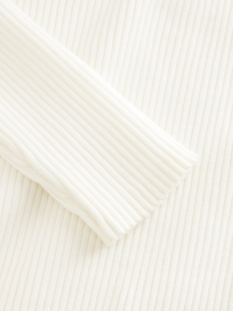 Ecru Roll Neck Knit Jumper (3-16yrs) - Image 3 of 4
