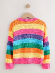 Multi Rainbow Stripe Jumper (3-16yrs) - Image 2 of 4