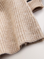 Tan Brown Knitted Stripe Jumper and Skirt Set (3-16yrs) - Image 10 of 11