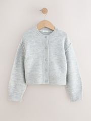 Grey Button Up Cardigan (3-16yrs) - Image 1 of 4